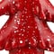 Northlight; Northlight 10" Red Shiny Christmas Tree with Snowy Accents Tabletop Decoration ; Category:Christmas Tabletop Decor; Image:6